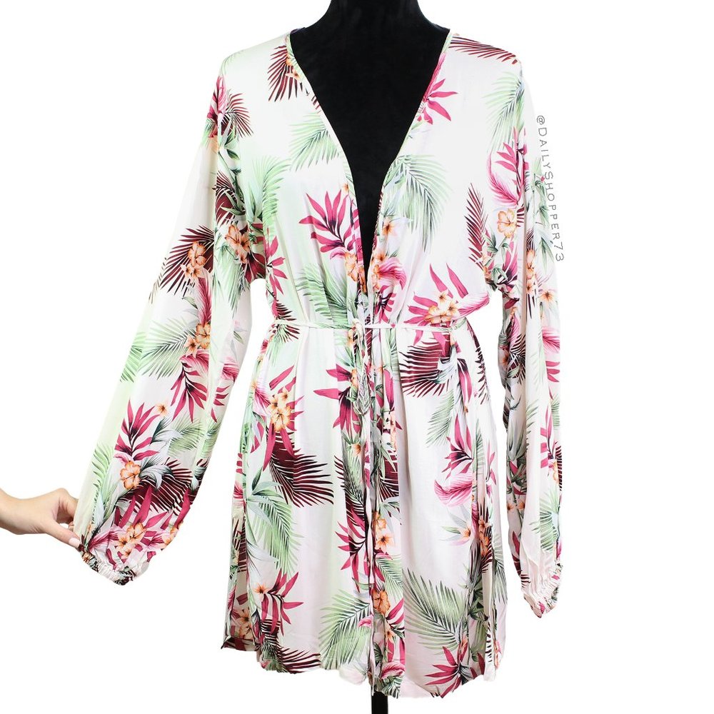 Seafolly Women's Viscose Ocean Alley Shell Kimono Cover up